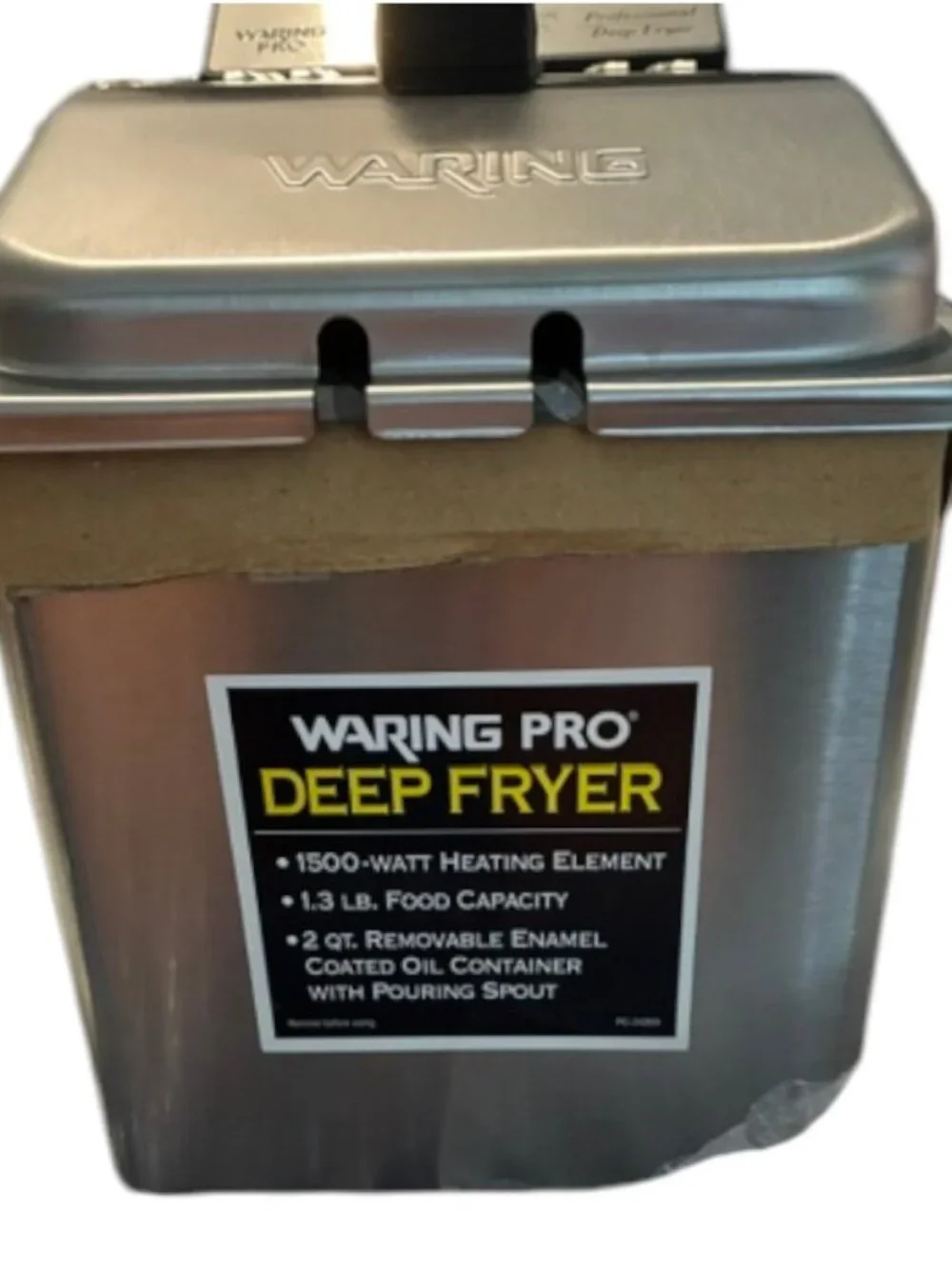 Waring Pro Deep Fryer DF55 2 Quart Stainless Steel Professional Quality